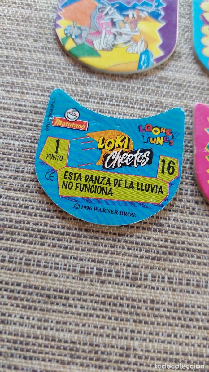 Coleccionismo cromos troquelados antiguos: Lote cromos loki cheetos 1996 - Foto 2