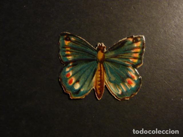 Coleccionismo cromos troquelados antiguos: MARIPOSA CROMO TROQUELADO - Foto 1