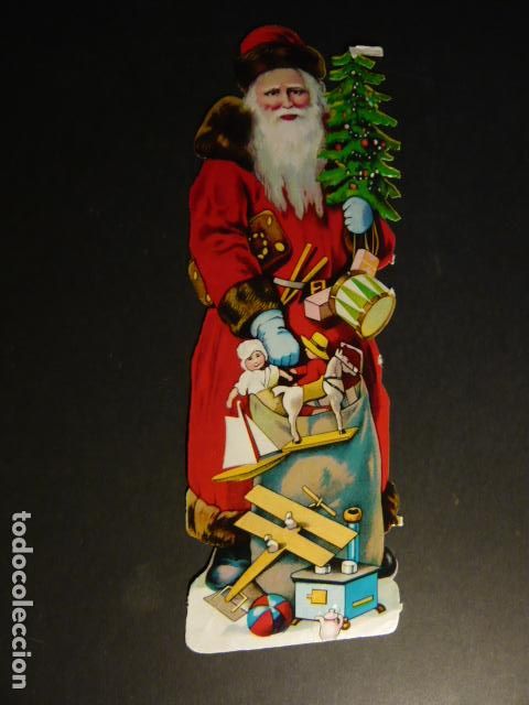 Coleccionismo cromos troquelados antiguos: PAPA NOEL CROMO TROQUELADO - Foto 1
