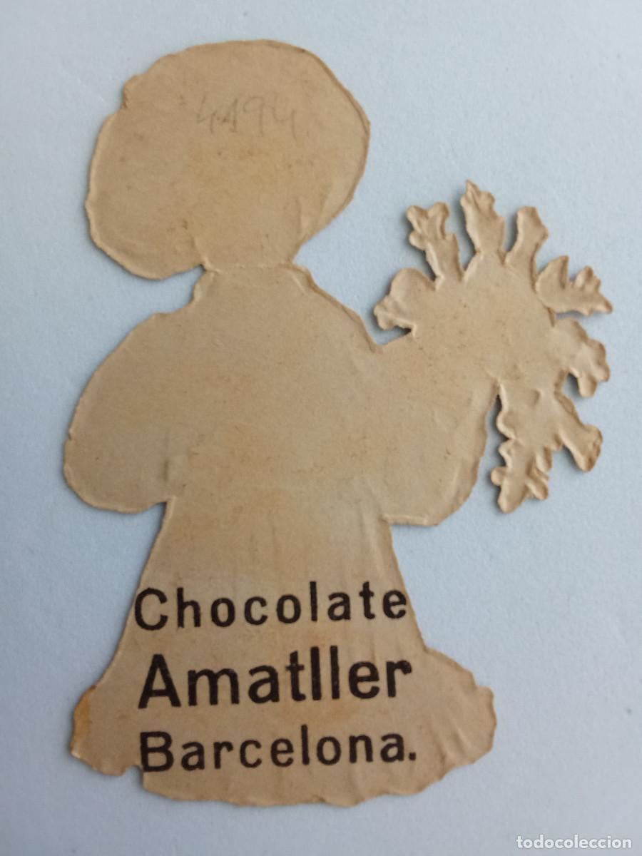 Coleccionismo cromos troquelados antiguos: Cromo Chocolate Amatller Barcelona - Foto 2