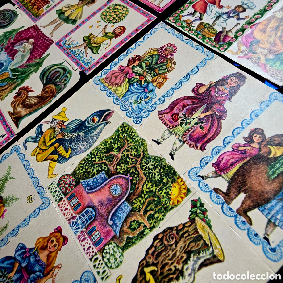 Coleccionismo cromos troquelados antiguos: 4 l&aacute;minas de cromos troquelados - Foto 2