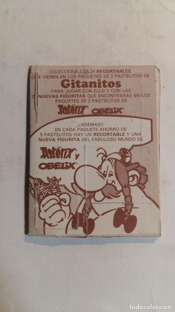 Coleccionismo cromos troquelados antiguos: Gitanitos, Ast&eacute;rix y Ob&eacute;lix, N&deg;1, Diorama, Ortiz - Foto 1