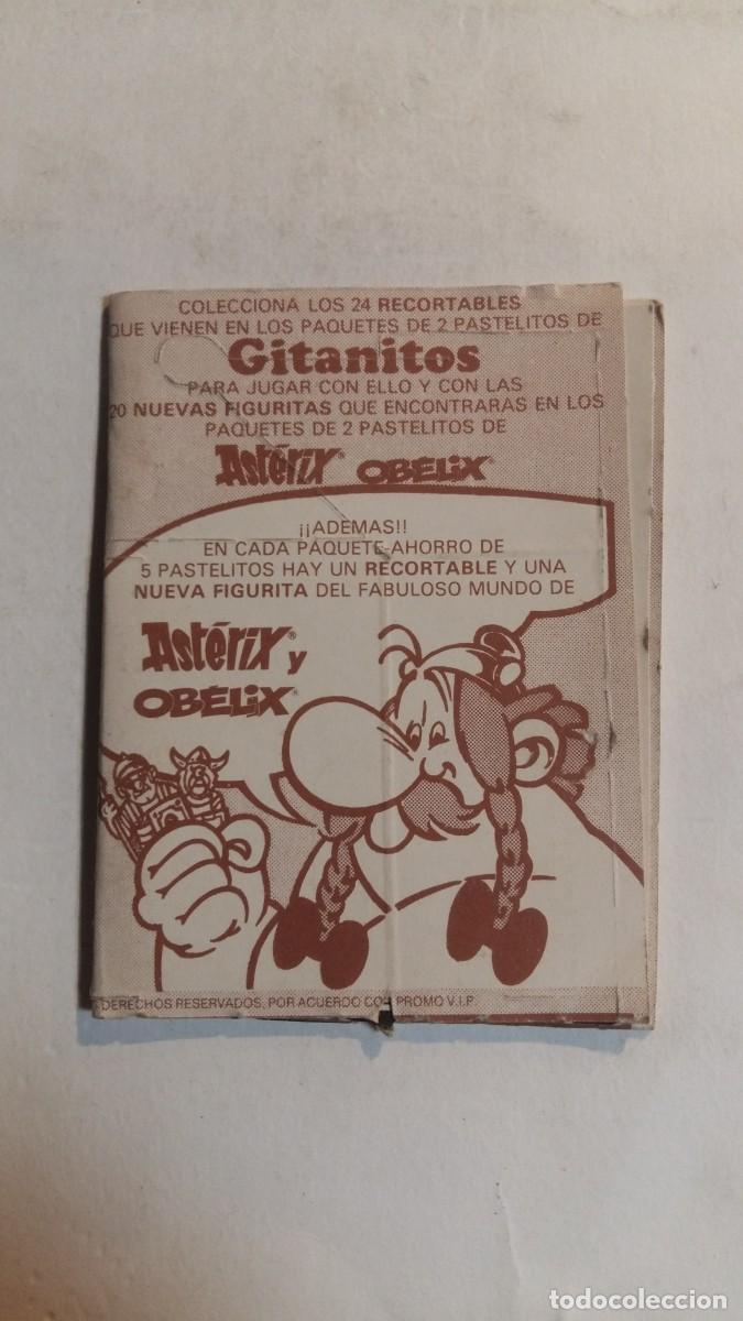 Coleccionismo cromos troquelados antiguos: Gitanitos, Ast&eacute;rix y Ob&eacute;lix, N&deg;5, Diorama, Ortiz - Foto 1