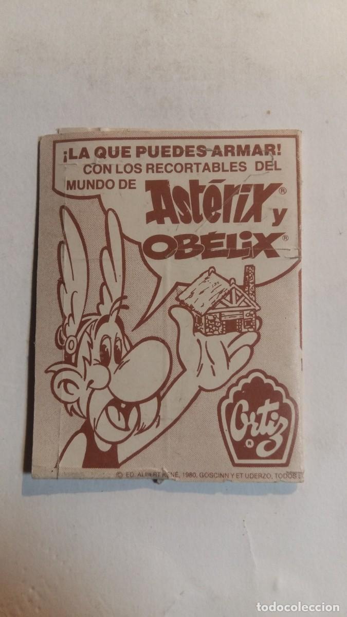 Coleccionismo cromos troquelados antiguos: Gitanitos, Ast&eacute;rix y Ob&eacute;lix, N&deg;5, Diorama, Ortiz - Foto 2