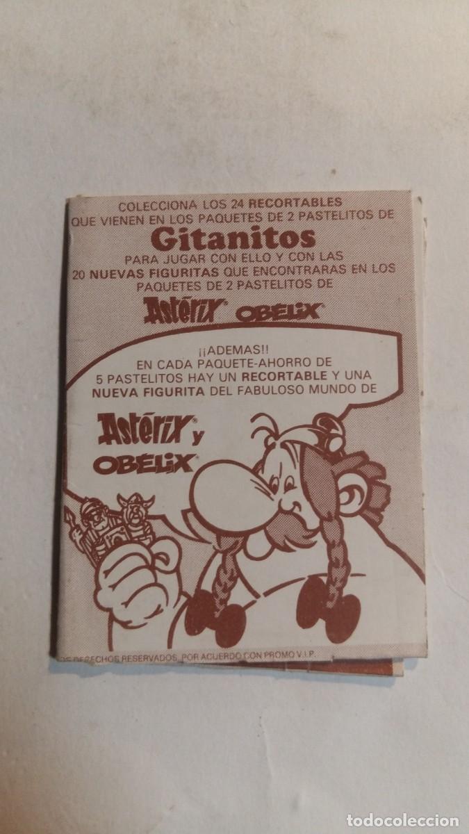 Coleccionismo cromos troquelados antiguos: Gitanitos, Ast&eacute;rix y Ob&eacute;lix, N&deg;7, Diorama, Ortiz - Foto 1