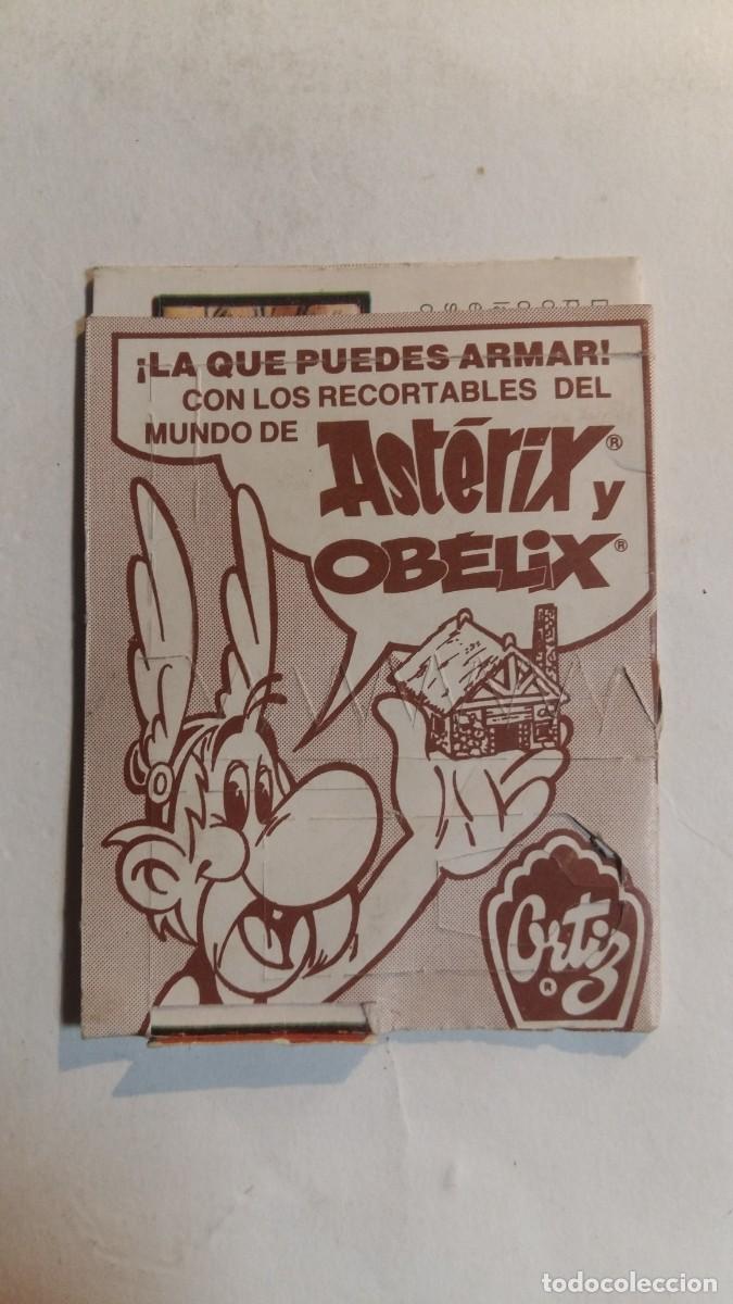 Coleccionismo cromos troquelados antiguos: Gitanitos, Ast&eacute;rix y Ob&eacute;lix, N&deg;23, Diorama, Ortiz - Foto 1