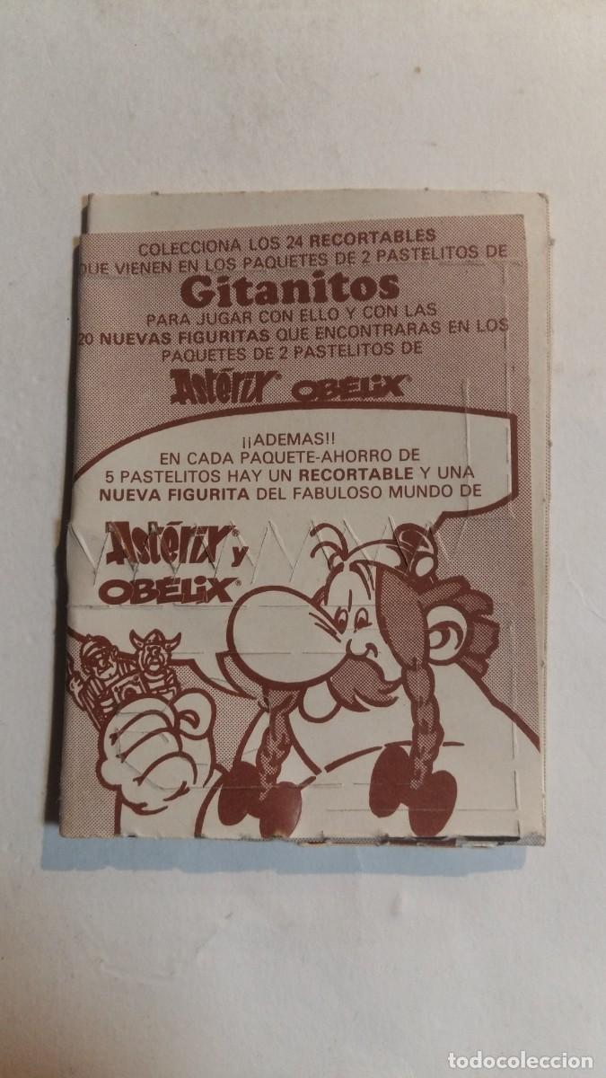 Coleccionismo cromos troquelados antiguos: Gitanitos, Ast&eacute;rix y Ob&eacute;lix, N&deg;23, Diorama, Ortiz - Foto 2