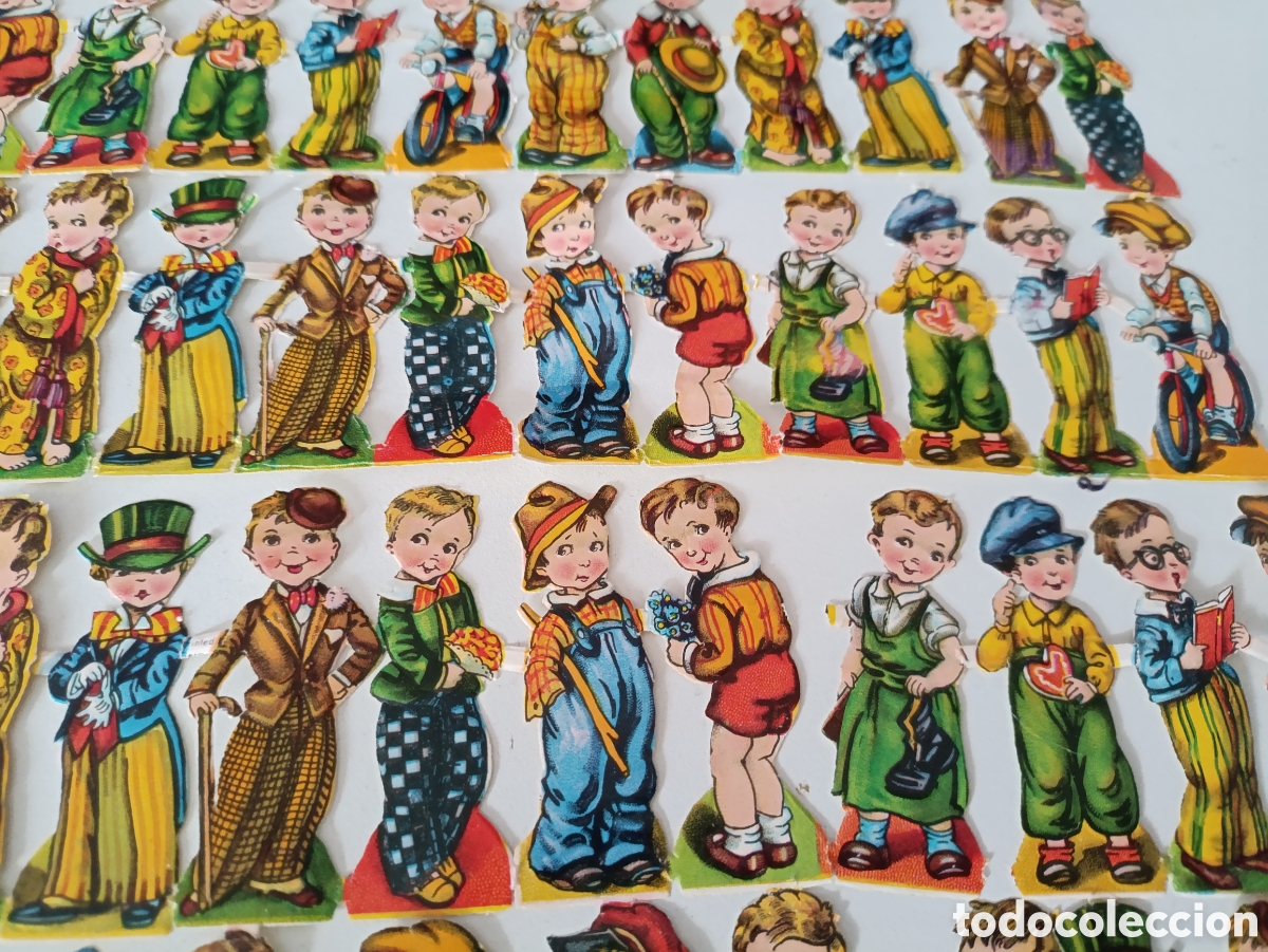Coleccionismo cromos troquelados antiguos: Lote de 70 cromos de picar ingleses - Foto 6