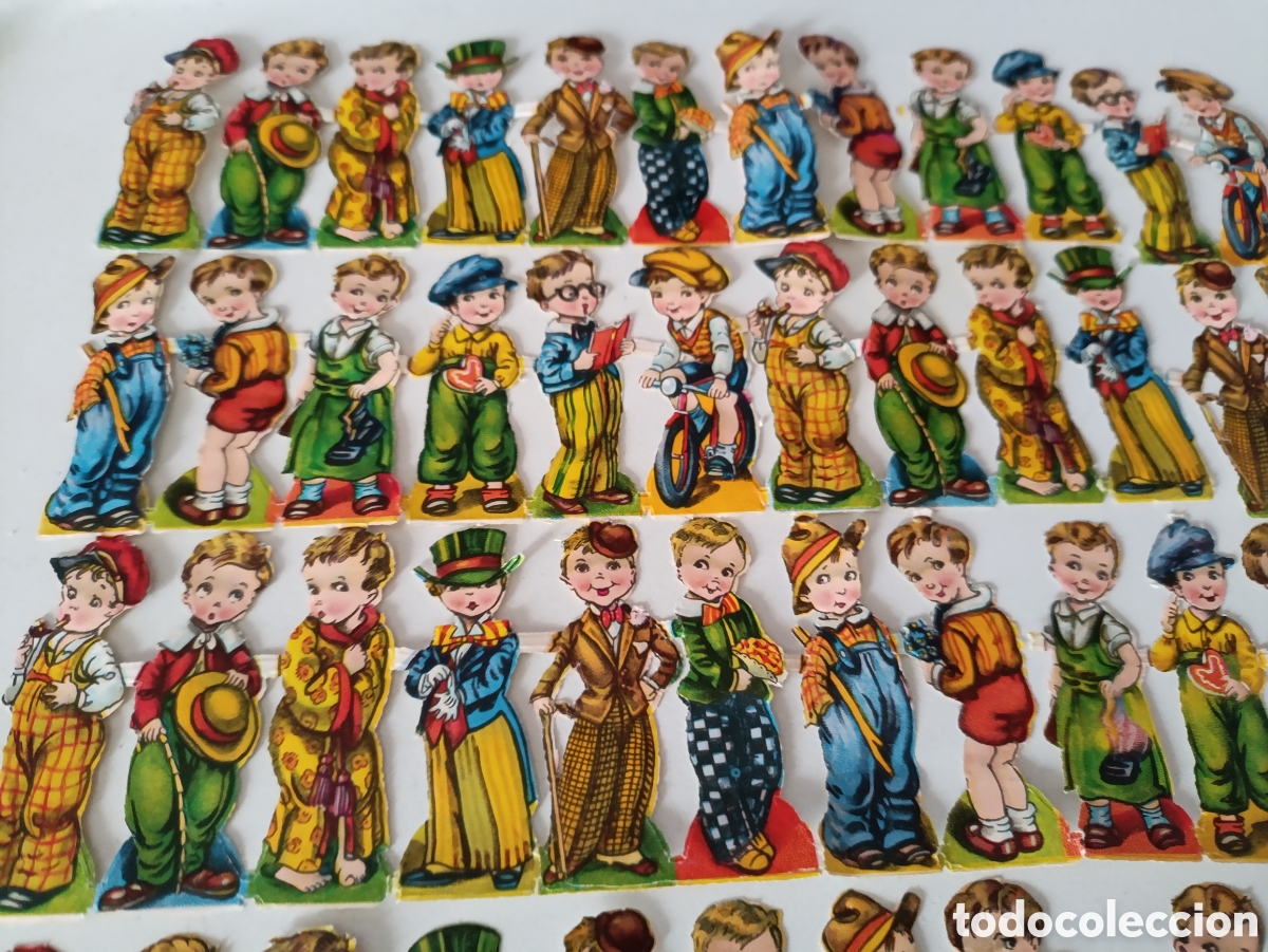 Coleccionismo cromos troquelados antiguos: Lote de 70 cromos de picar ingleses - Foto 8