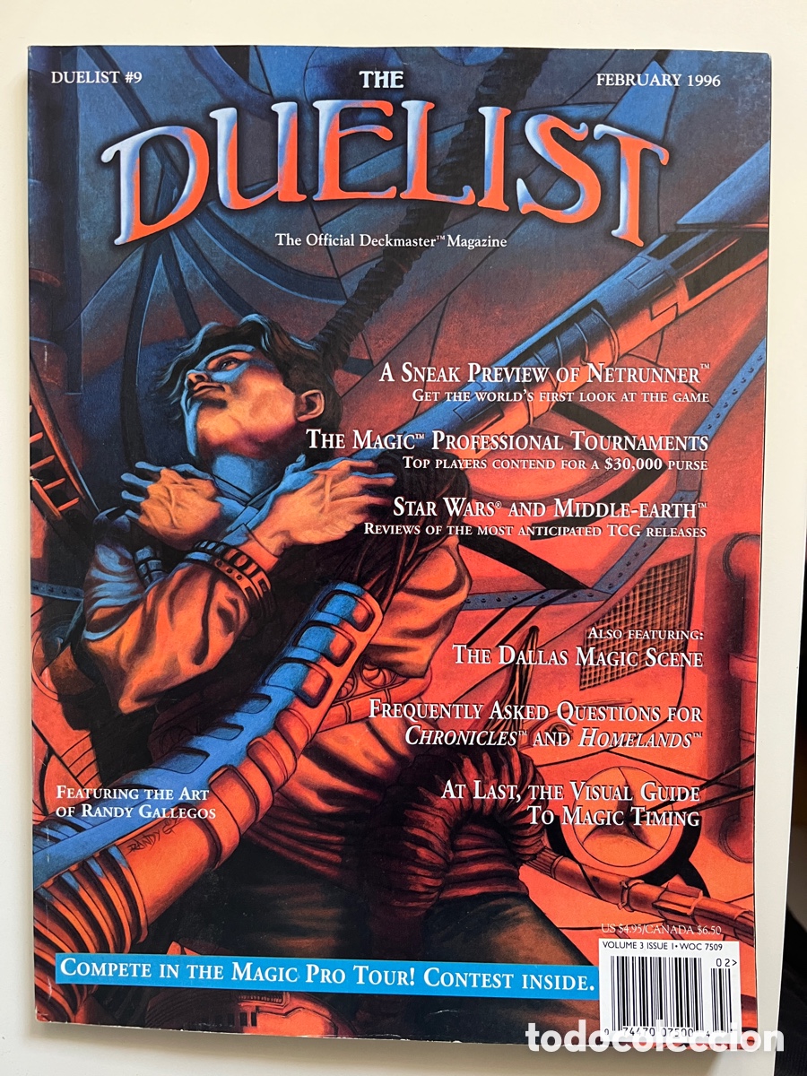 Coleccionismo Cromos troquelados antiguos: MAGIC THE GATHERING. DUELIST N&ordm;9