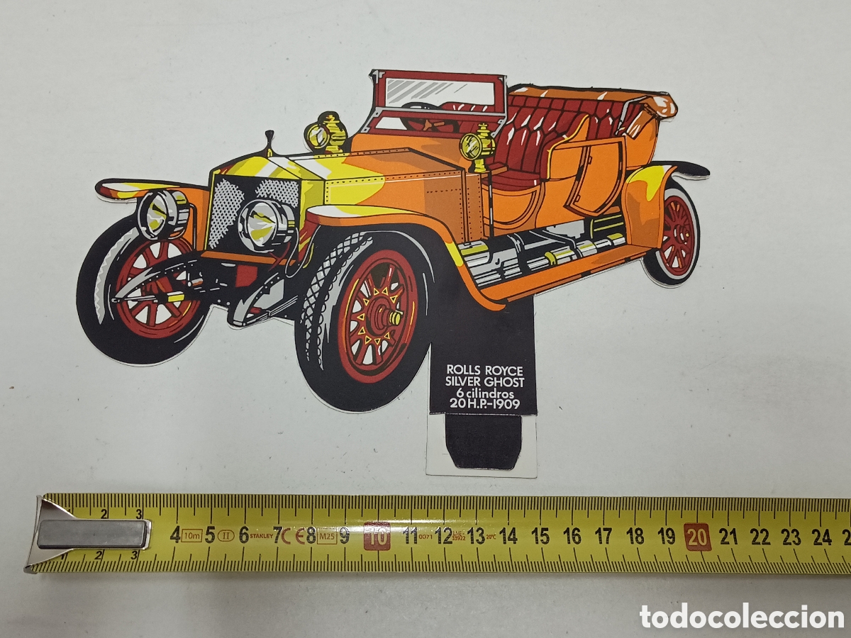 Coleccionismo Cromos troquelados antiguos: RECORTABLE N&ordm;8 TROQUELADO COLECCI&Oacute;N COCHES ANTIGUOS CASEN
