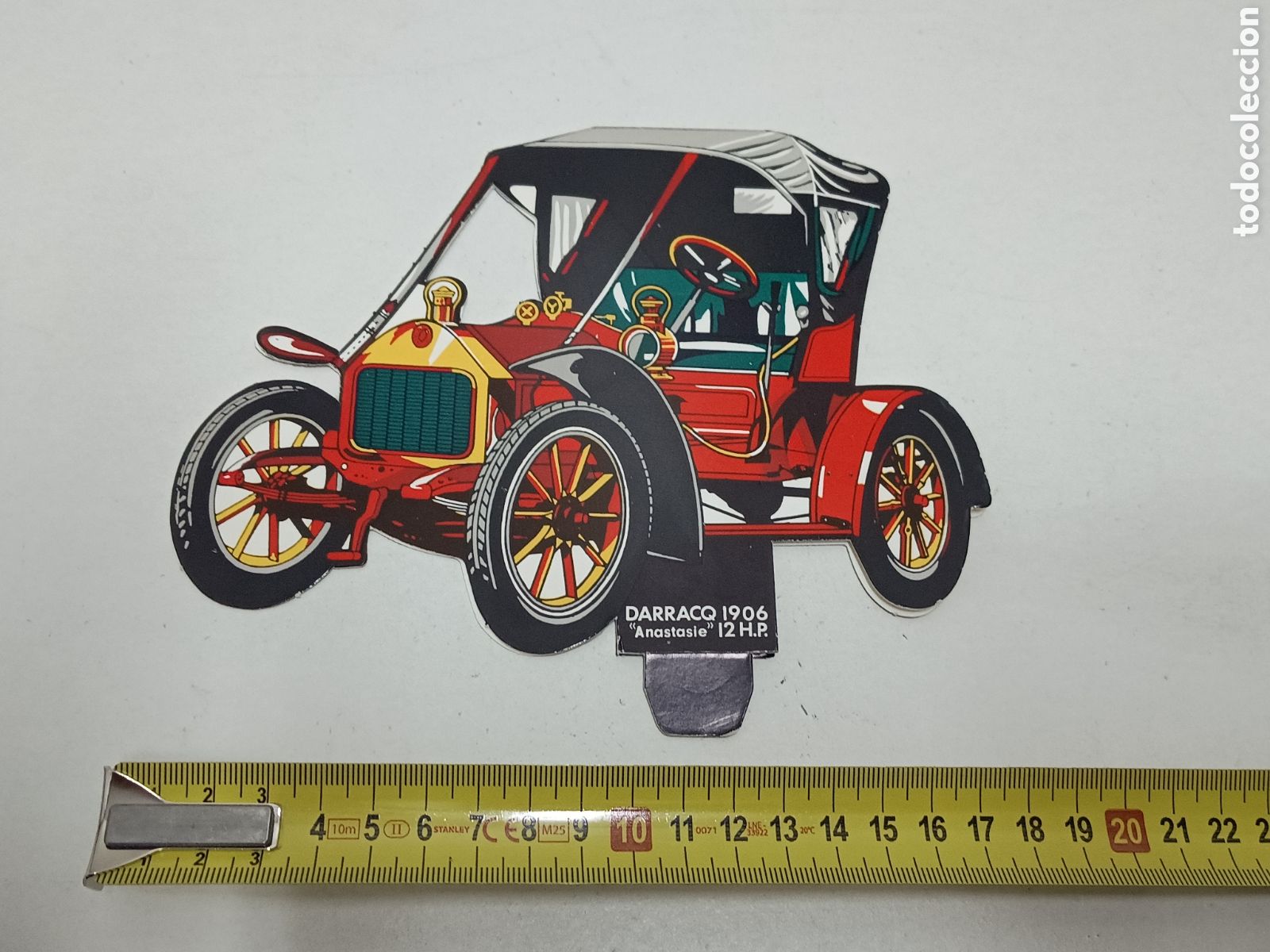 Coleccionismo Cromos troquelados antiguos: RECORTABLE N&ordm;6 TROQUELADO COLECCI&Oacute;N COCHES ANTIGUOS CASEN