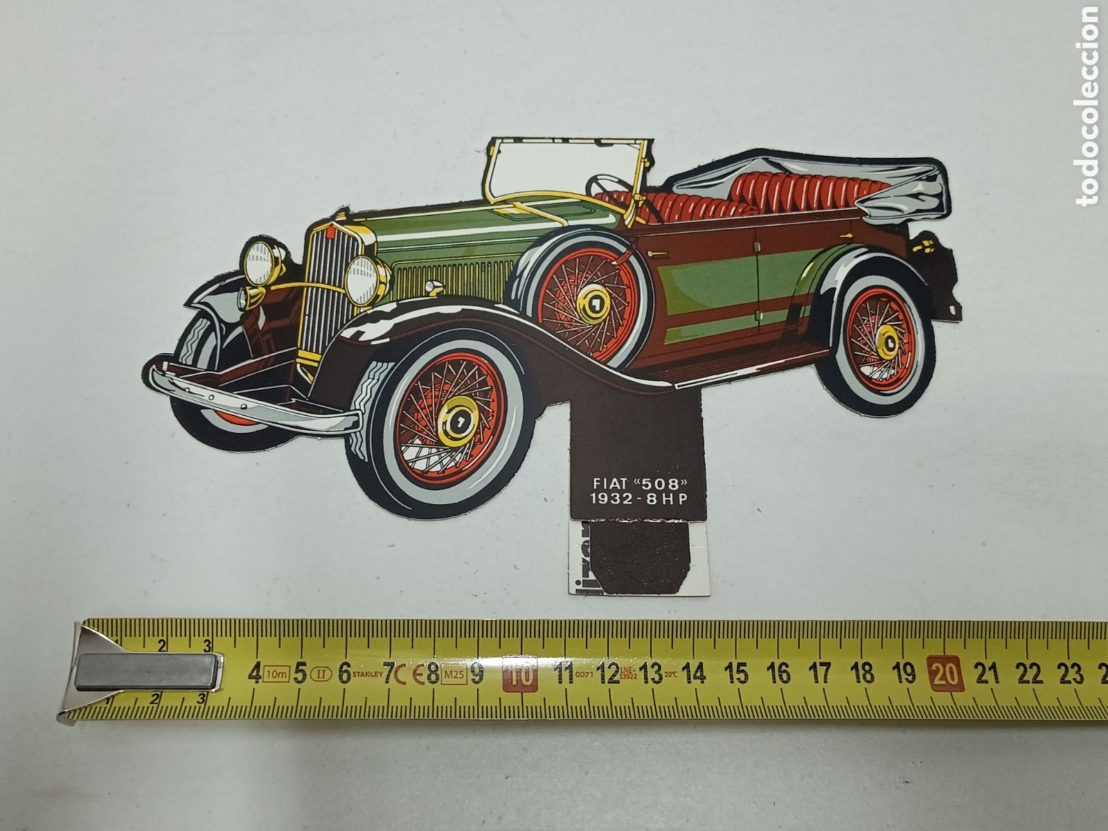 Coleccionismo Cromos troquelados antiguos: RECORTABLE N&ordm;15 TROQUELADO COLECCI&Oacute;N COCHES ANTIGUOS CASEN