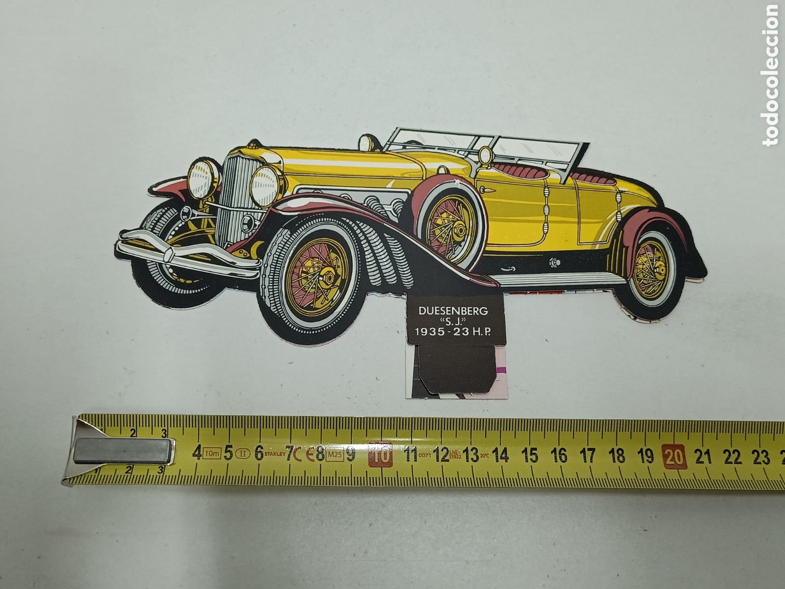 Coleccionismo Cromos troquelados antiguos: RECORTABLE N&ordm;14 TROQUELADO COLECCI&Oacute;N COCHES ANTIGUOS CASEN