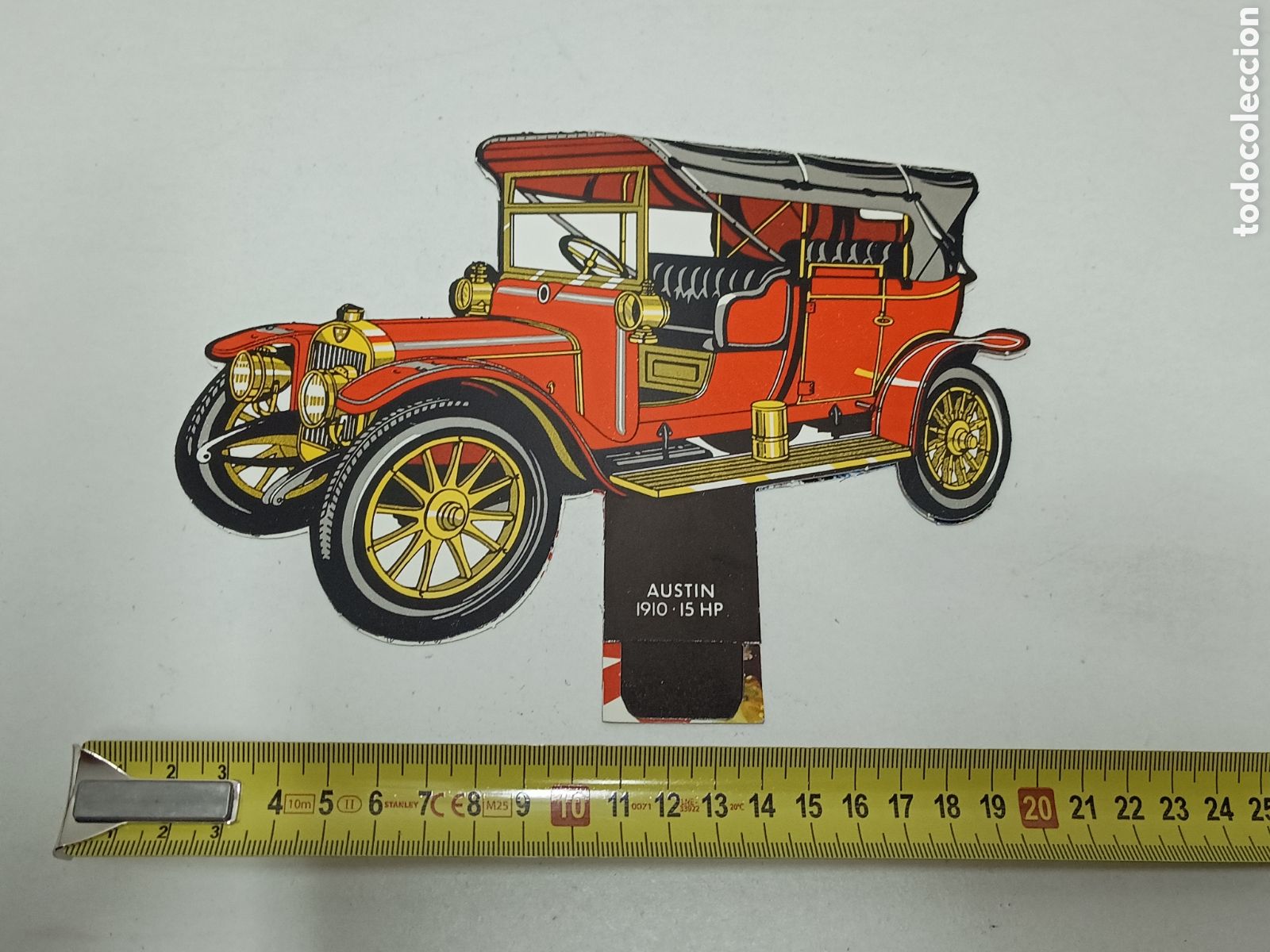 Coleccionismo Cromos troquelados antiguos: RECORTABLE N&ordm;17 TROQUELADO COLECCI&Oacute;N COCHES ANTIGUOS CASEN