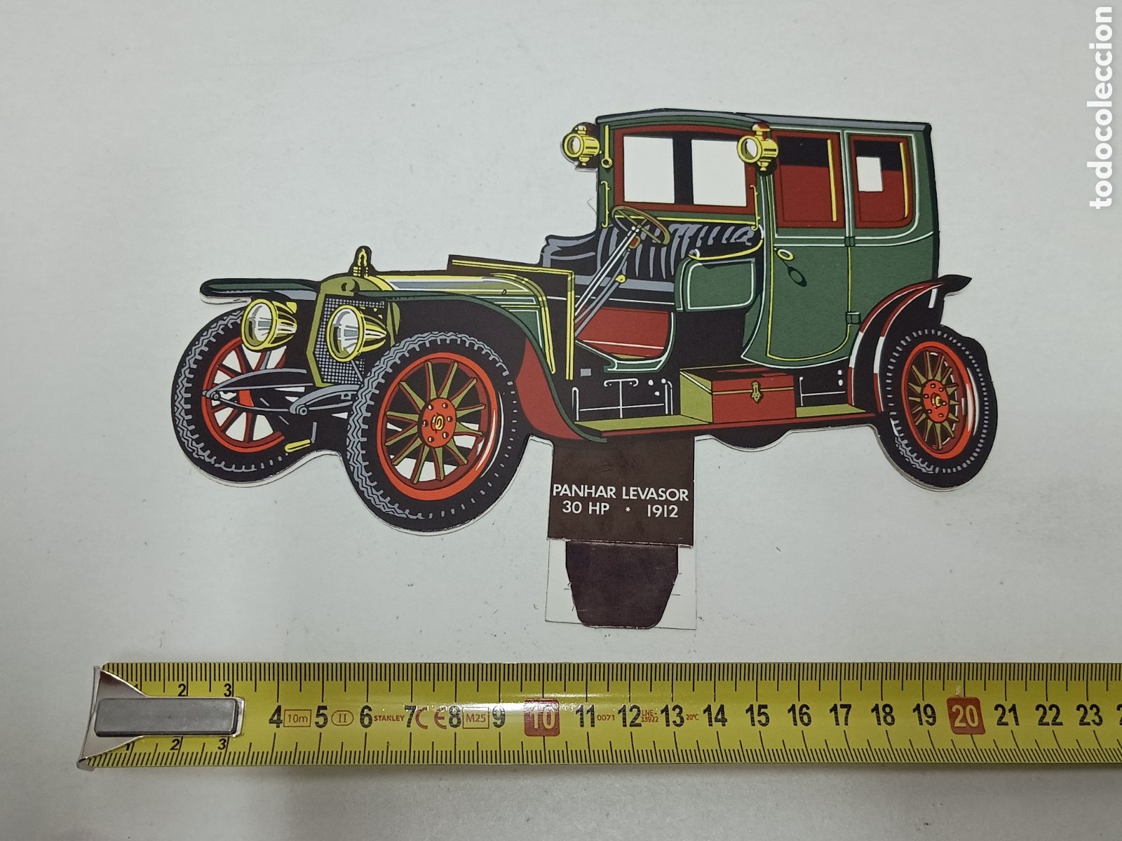 Coleccionismo Cromos troquelados antiguos: RECORTABLE N&ordm;4 TROQUELADO COLECCI&Oacute;N COCHES ANTIGUOS CASEN