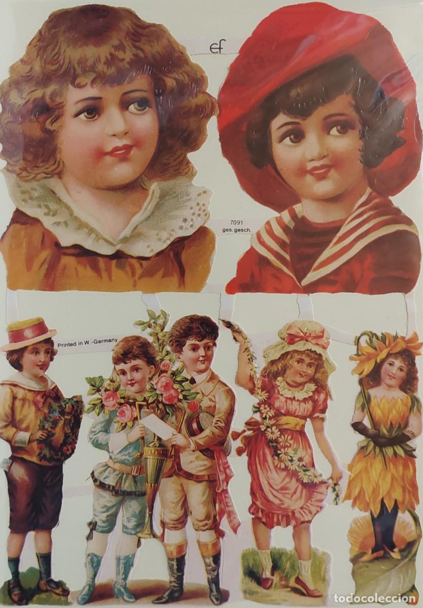 Coleccionismo Cromos troquelados antiguos: ANTIGUA L&Aacute;MINA DE CROMOS TROQUELADOS ( NI&Ntilde;OS DE &Eacute;POCA ) 1960