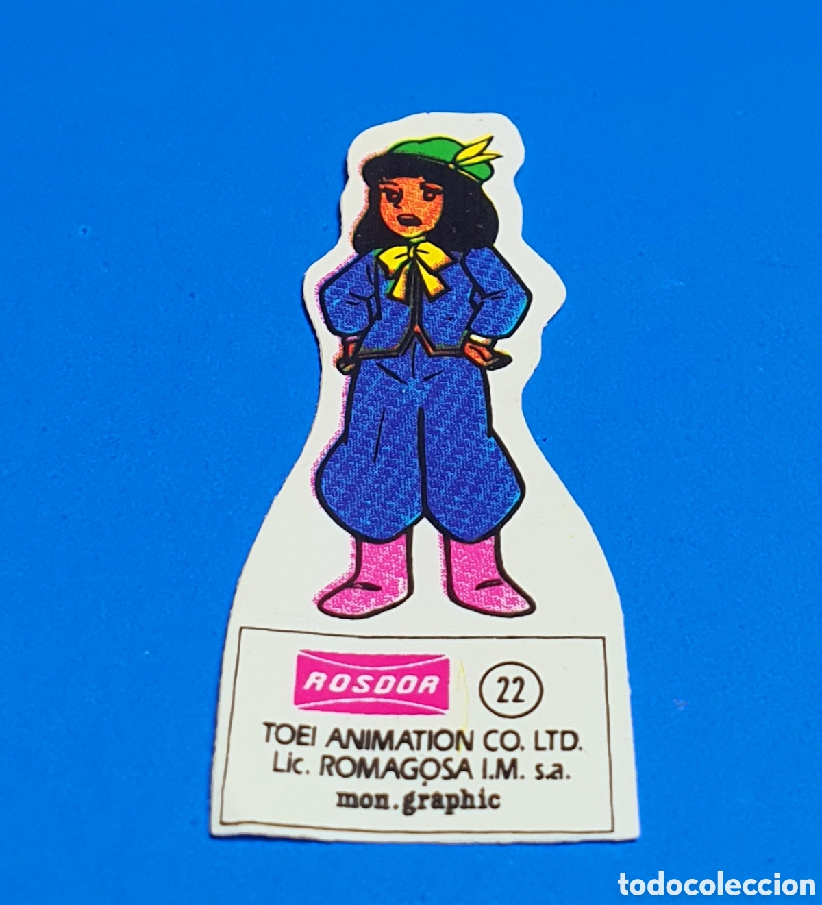 Coleccionismo Cromos troquelados antiguos: CROMO TROQUELADO CANDY CANDY N&Uacute;MERO 22 ROSDOR ORIGINAL