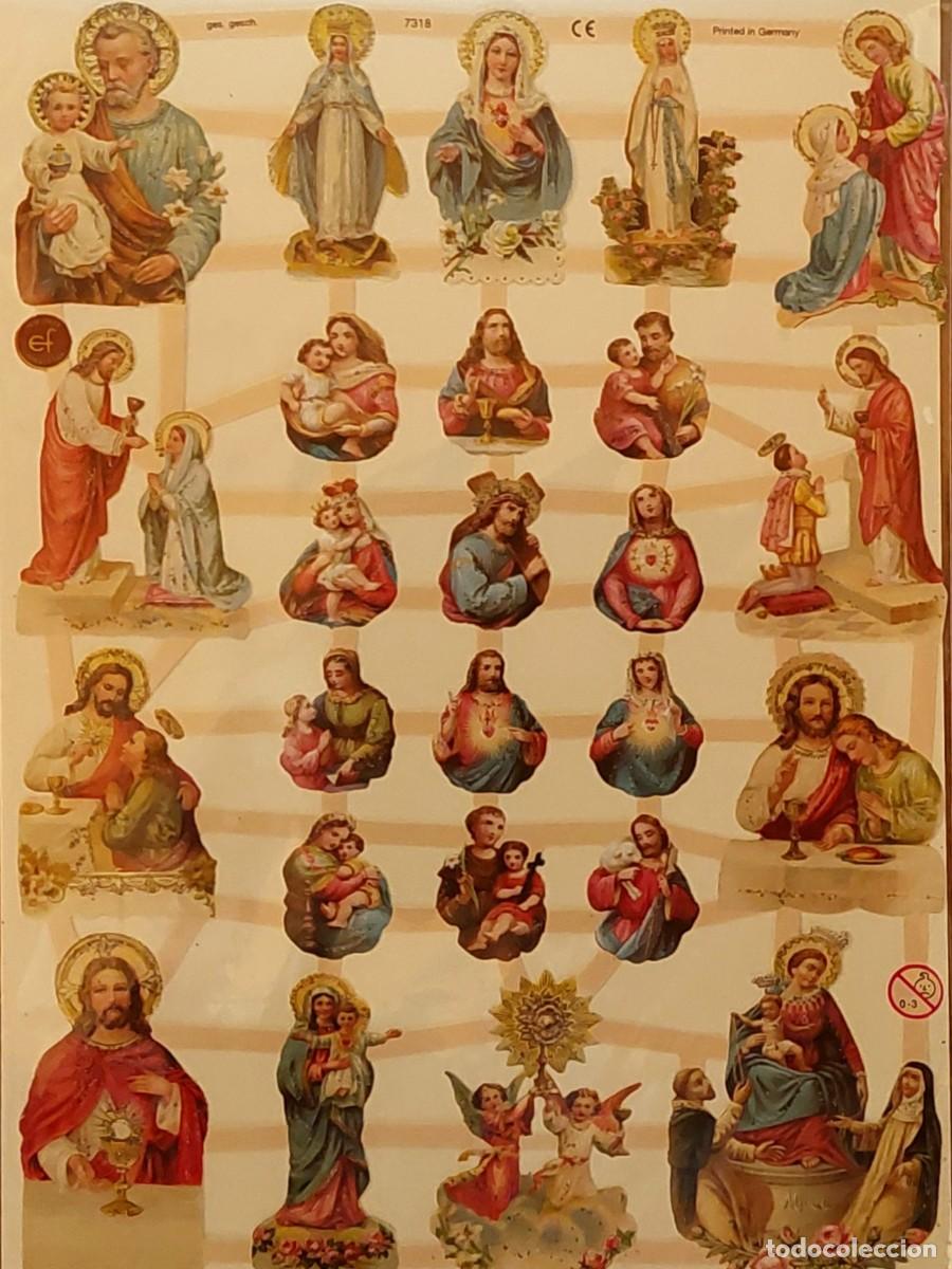 Coleccionismo Cromos troquelados antiguos: ANTIGUA LAMINA DE (CROMOS DE PICAR TROQUELADOS ALEMANES.) D&Eacute;CADA DE LO 50