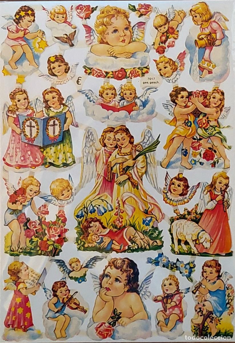 Coleccionismo Cromos troquelados antiguos: ANTIGUA LAMINA DE( CROMOS DE PICAR TROQUELADOS )d&eacute;cada de los 50