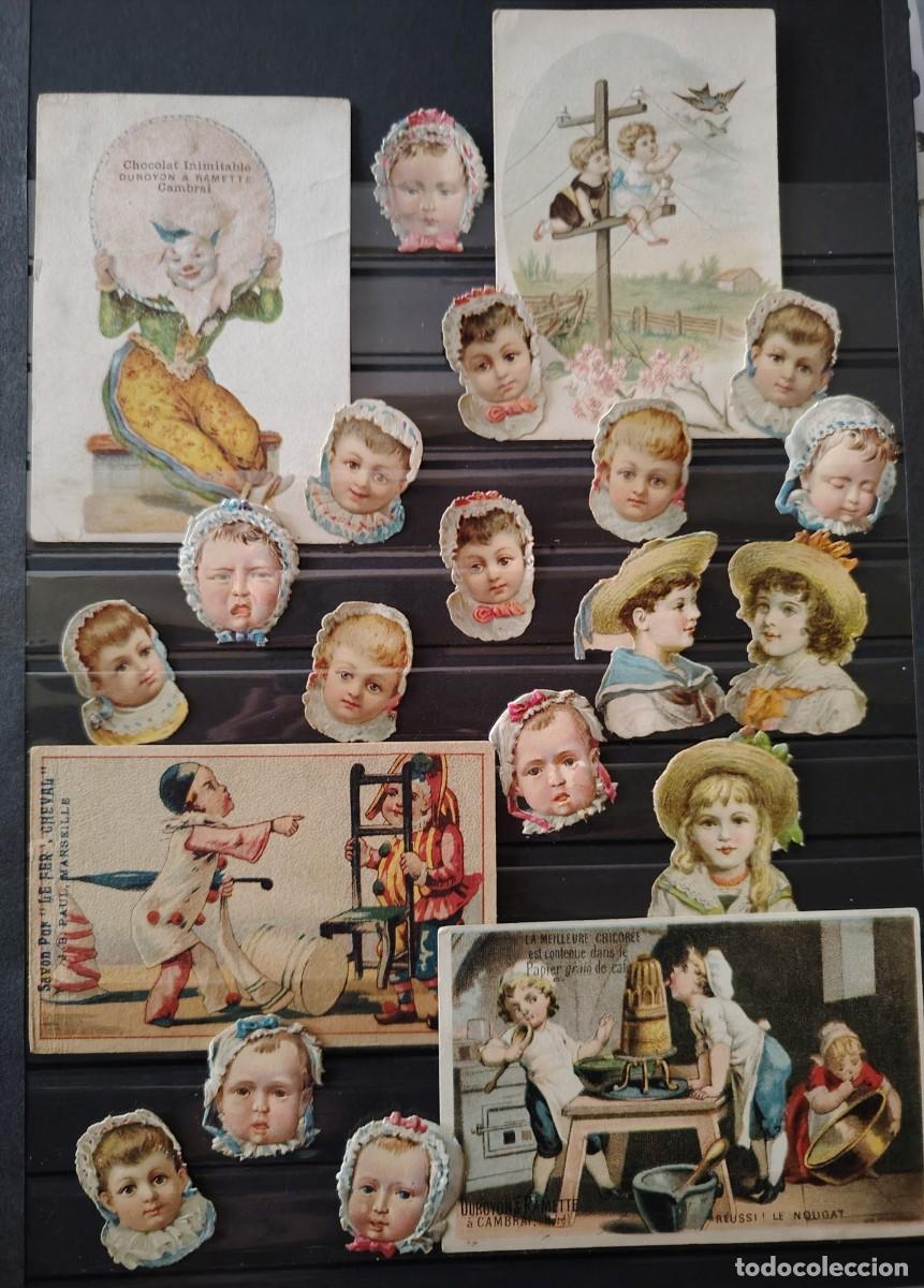 Coleccionismo Cromos troquelados antiguos: RARO LOTE DE CROMOS ANTIGUOS VICTORIANOS PPCOS SIGLO XX LOTE 1