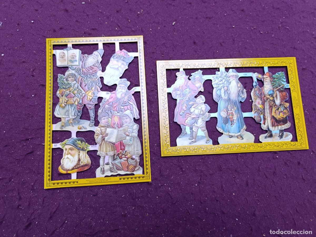Colecionismo Cromos recortados antigos: Lote de 2 Hojas de Cromos Troquelados, MLP, 1980&acute;s, Inglaterra