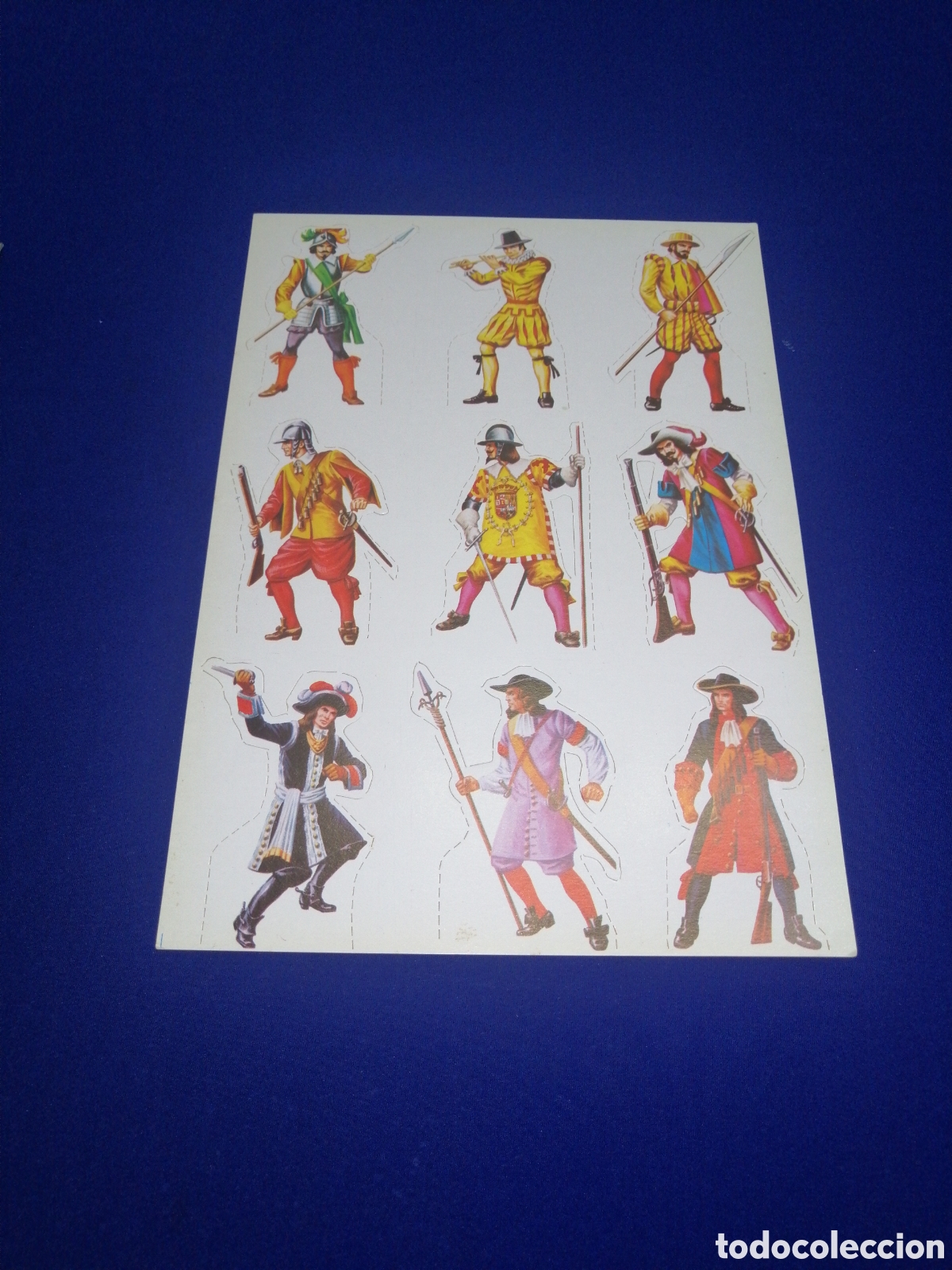 Coleccionismo Cromos troquelados antiguos: SOLDADOS DE TODOS LOS TIEMPOS 55-56-57-66-67-68-70-76-78 L&Aacute;MINA TROQUELADA