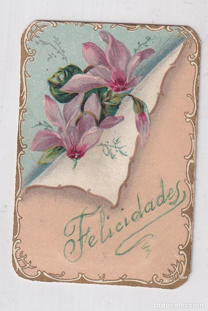Coleccionismo Cromos troquelados antiguos: Cromo con publicidad Nevro Hemina Zoni, t&oacute;nico nervioso M. Garc&iacute;a Madrid