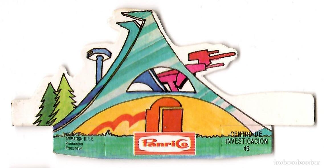 Coleccionismo Cromos troquelados antiguos: Mazinger Z, cromo troquelado Panrico, n&ordm; 46: Centro de Investigacion