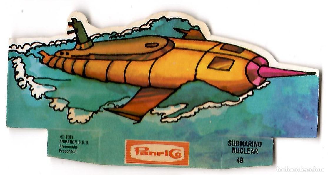 Coleccionismo Cromos troquelados antiguos: Mazinger Z, cromo troquelado Panrico, n&ordm; 48: Submarino nuclear
