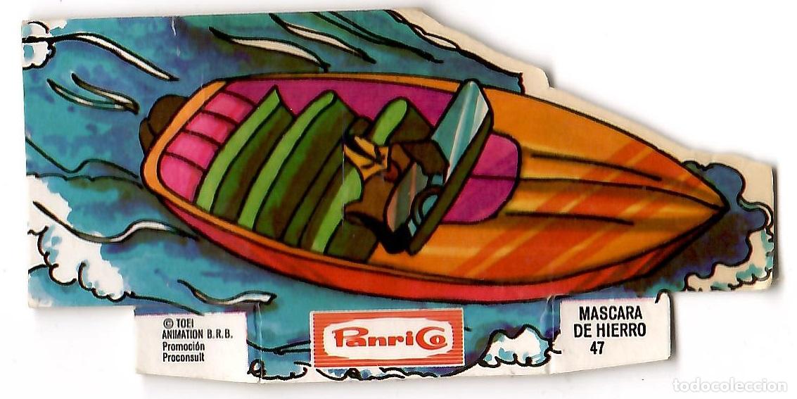 Coleccionismo Cromos troquelados antiguos: Mazinger Z, cromo troquelado Panrico, n&ordm; 47: Mascara de hierro