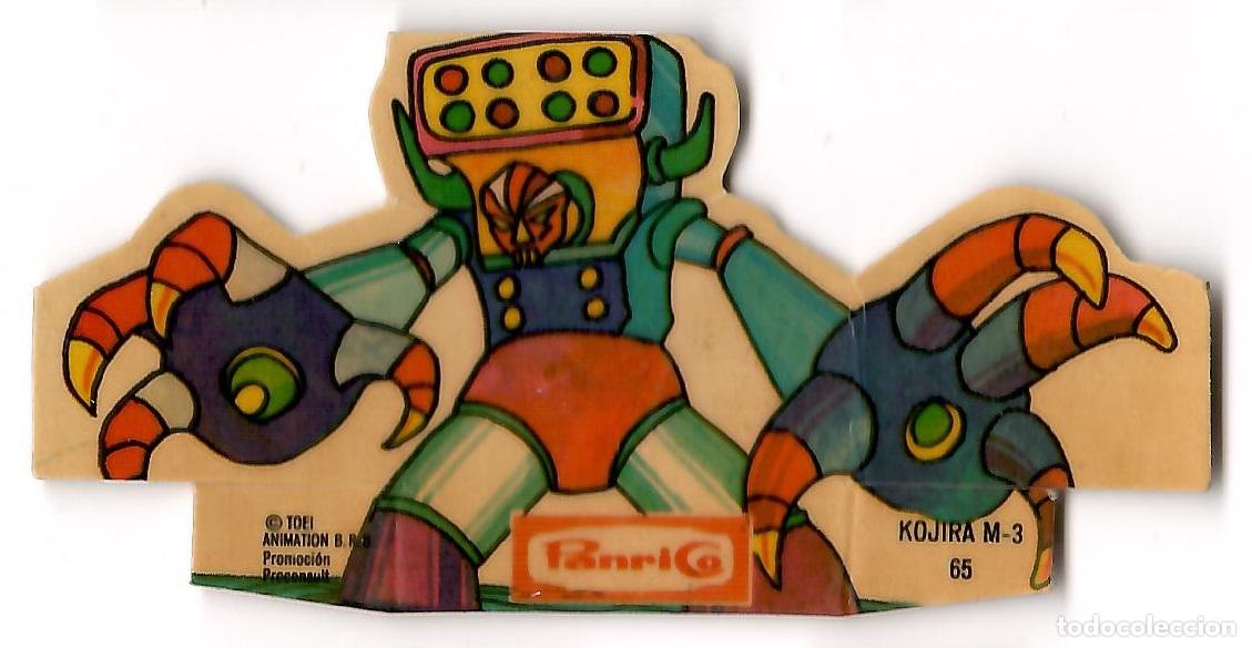 Coleccionismo Cromos troquelados antiguos: Mazinger Z, cromo troquelado Panrico, n&ordm; 65: Kojira M-3