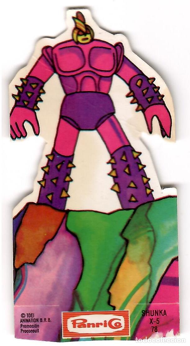 Coleccionismo Cromos troquelados antiguos: Mazinger Z, cromo troquelado Panrico, n&ordm; 78: Shunka X-5