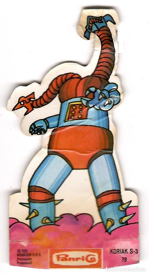 Coleccionismo Cromos troquelados antiguos: Mazinger Z, cromo troquelado Panrico, n&ordm; 79: Koriak S-3
