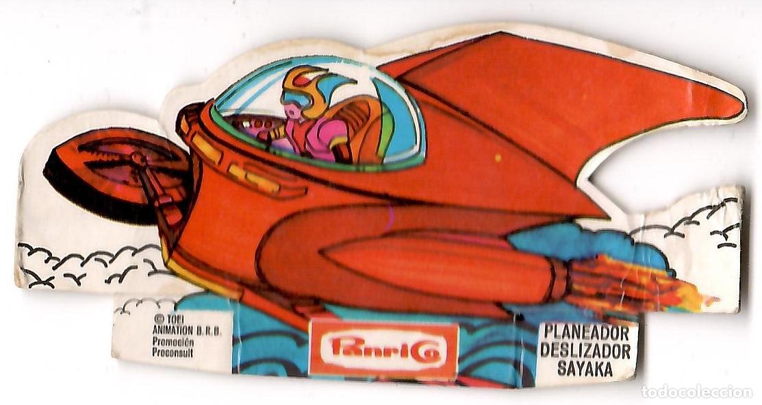 Coleccionismo Cromos troquelados antiguos: Mazinger Z, cromo troquelado Panrico sin numero: Planeador deslizador Sayaka
