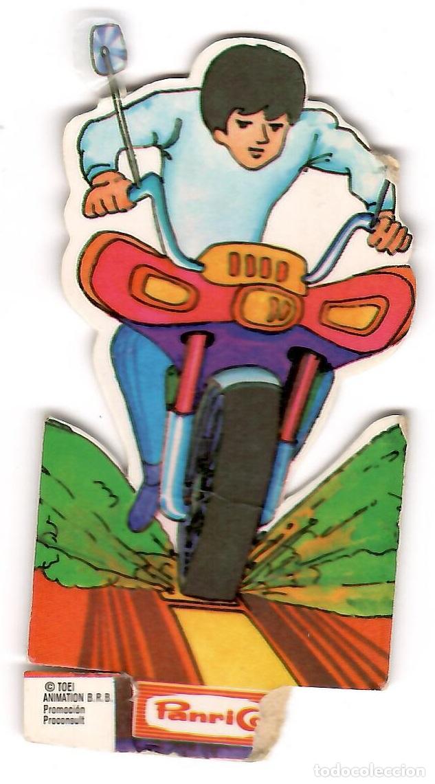 Coleccionismo Cromos troquelados antiguos: Mazinger Z, cromo troquelado Panrico, sin numero: Koji en moto
