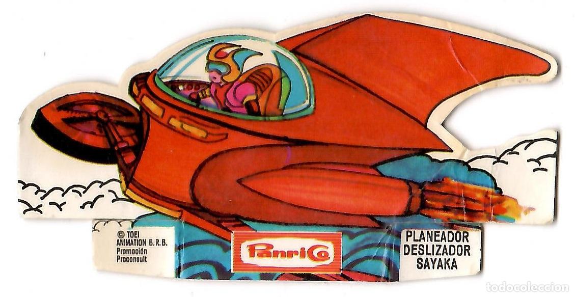 Coleccionismo Cromos troquelados antiguos: Mazinger Z, cromo troquelado Panrico, sin numero: Planeador deslizador Sayaka