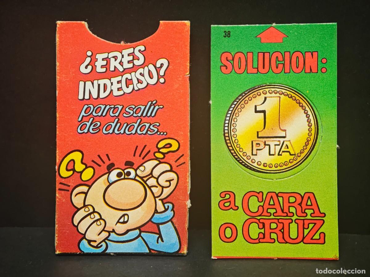 Coleccionismo Cromos troquelados antiguos: CROMO BOLLYCAO MENSAJE ERES INDECISO ...