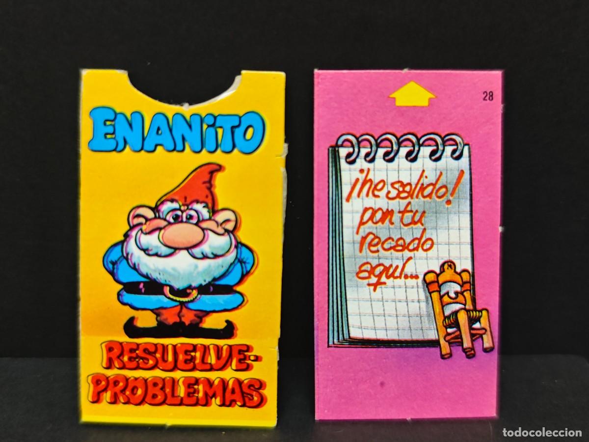 Coleccionismo Cromos troquelados antiguos: CROMO BOLLYCAO MENSAJE ENANITO RESUELVE POBLEMAS
