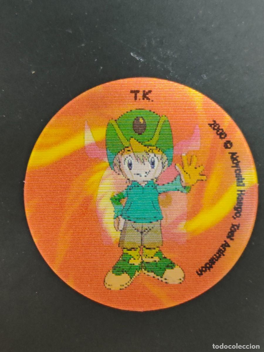 Coleccionismo Cromos troquelados antiguos: BOOMER DIGIMON TAZOS CAPS POGS TAZO HOLOGRAFICO TOKOMON & TK.