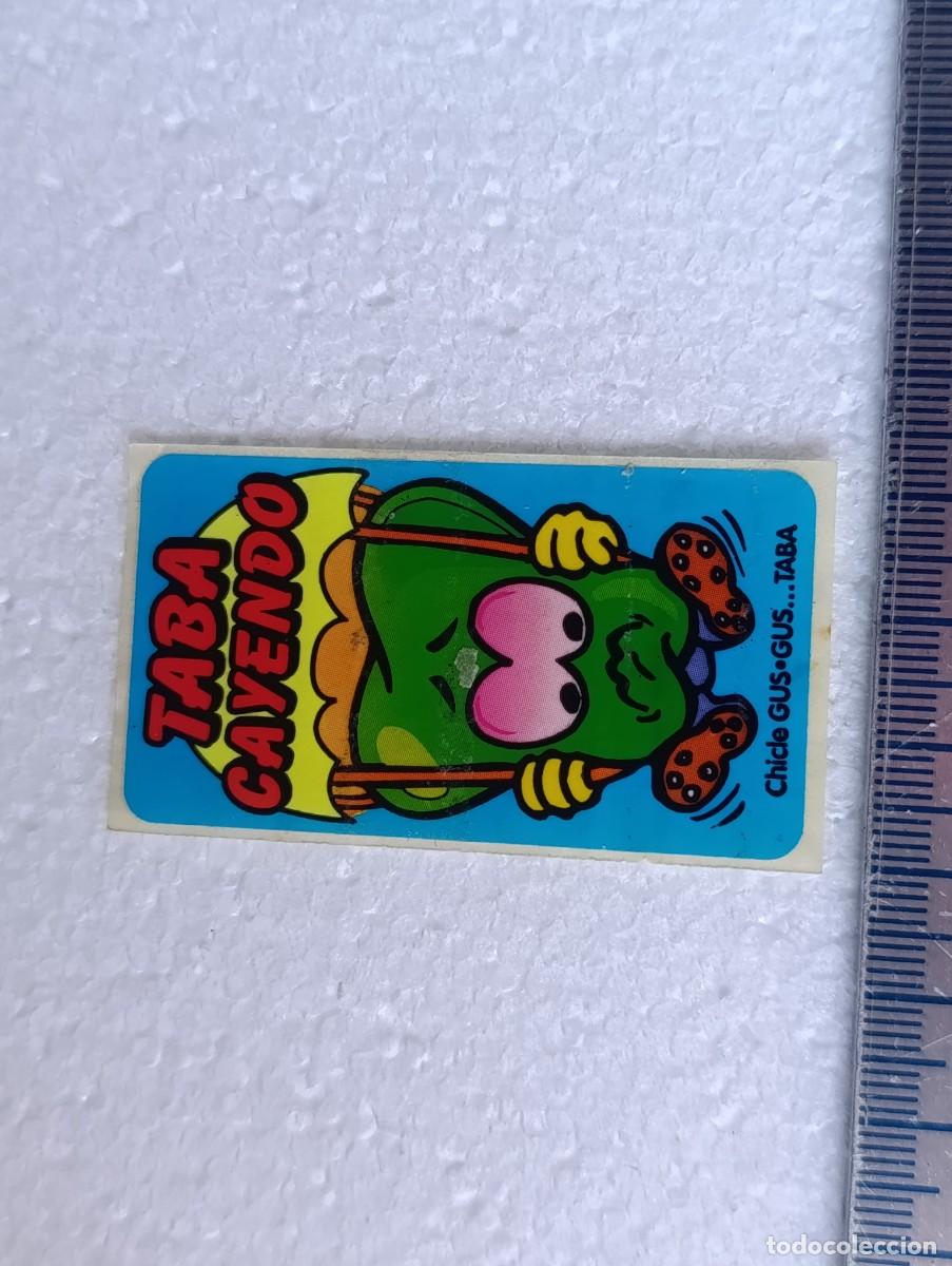 Coleccionismo Cromos troquelados antiguos: CROMO DE CHICLES GUS - GUS TABA CAYENDO