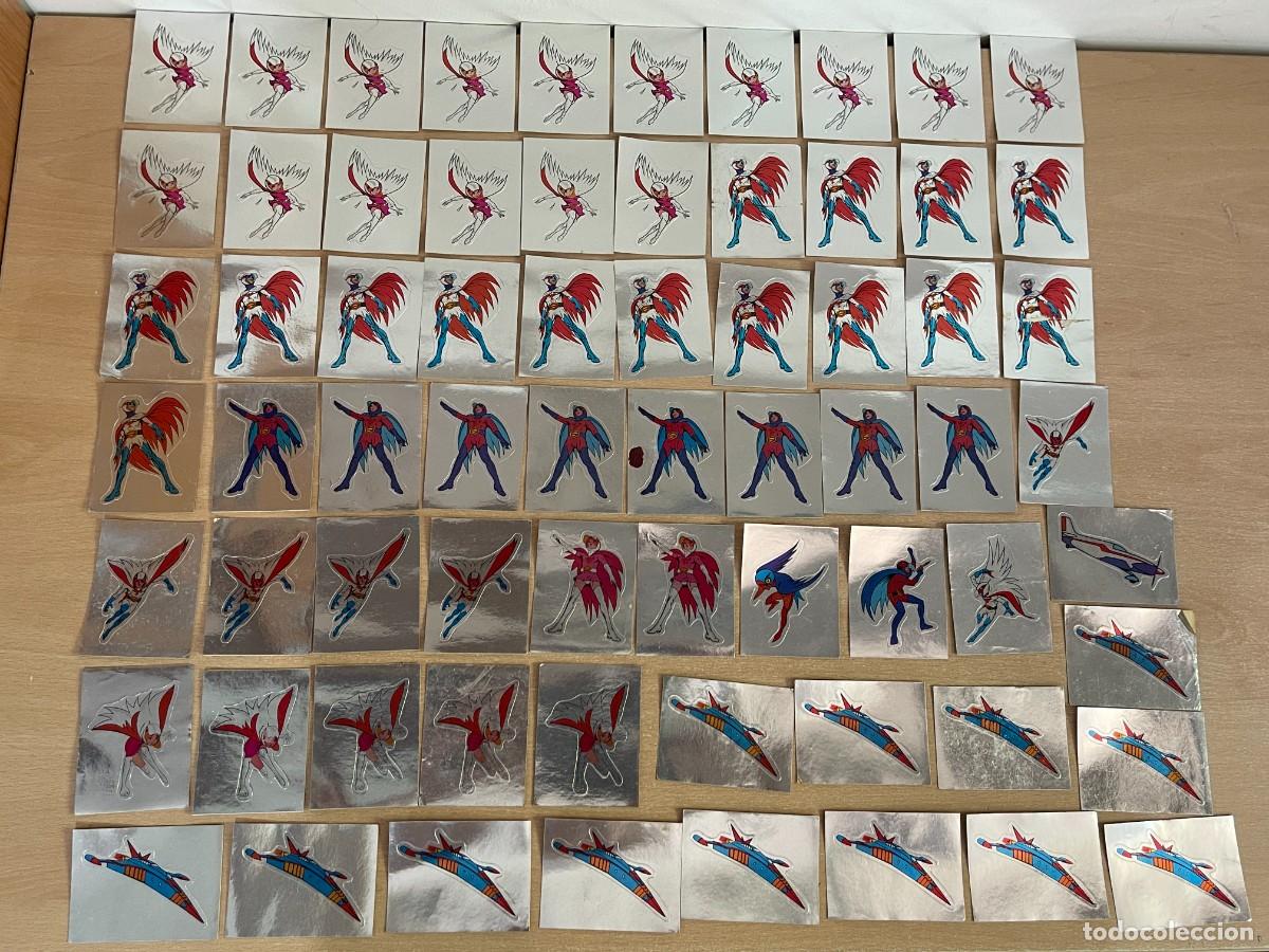 Sammeln alte gestanzte Sammelbilder: LOTE 68 Cromos Comando G La Batalla de los Planetas Adhesivos Troquelados Plateados 1978 serie TV