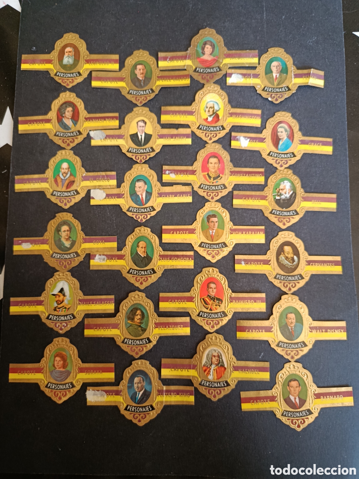 Coleccionismo Cromos troquelados antiguos: LOTE, COLECCI&Oacute;N DE VITOLAS. CAPOTE. SERIE D. COMPLETA.