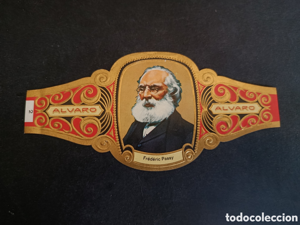 Coleccionismo Cromos troquelados antiguos: VITOLA GRANDE SERIE PREMIOS NOBEL. &Aacute;LVARO.