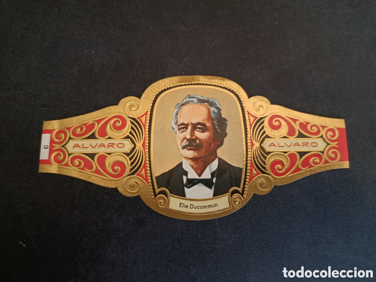 Coleccionismo Cromos troquelados antiguos: VITOLA GRANDE SERIE PREMIOS NOBEL. &Aacute;LVARO.