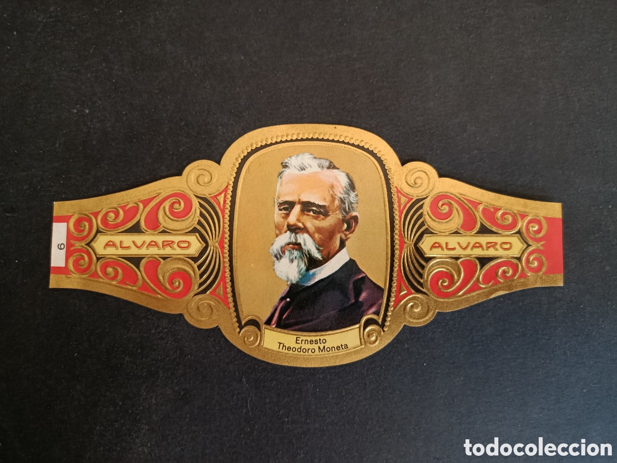 Coleccionismo Cromos troquelados antiguos: VITOLA GRANDE SERIE PREMIOS NOBEL. &Aacute;LVARO.
