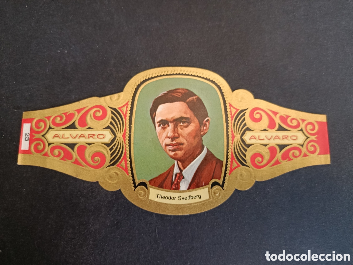 Coleccionismo Cromos troquelados antiguos: VITOLA GRANDE SERIE PREMIOS NOBEL. &Aacute;LVARO.