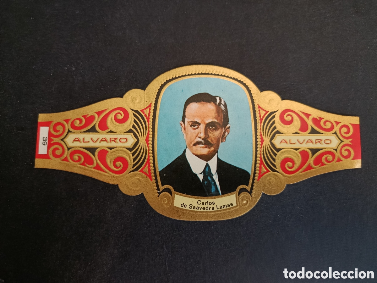 Collezionismo Figurine ritagliate antiche: VITOLA GRANDE SERIE PREMIOS NOBEL. &Aacute;LVARO.