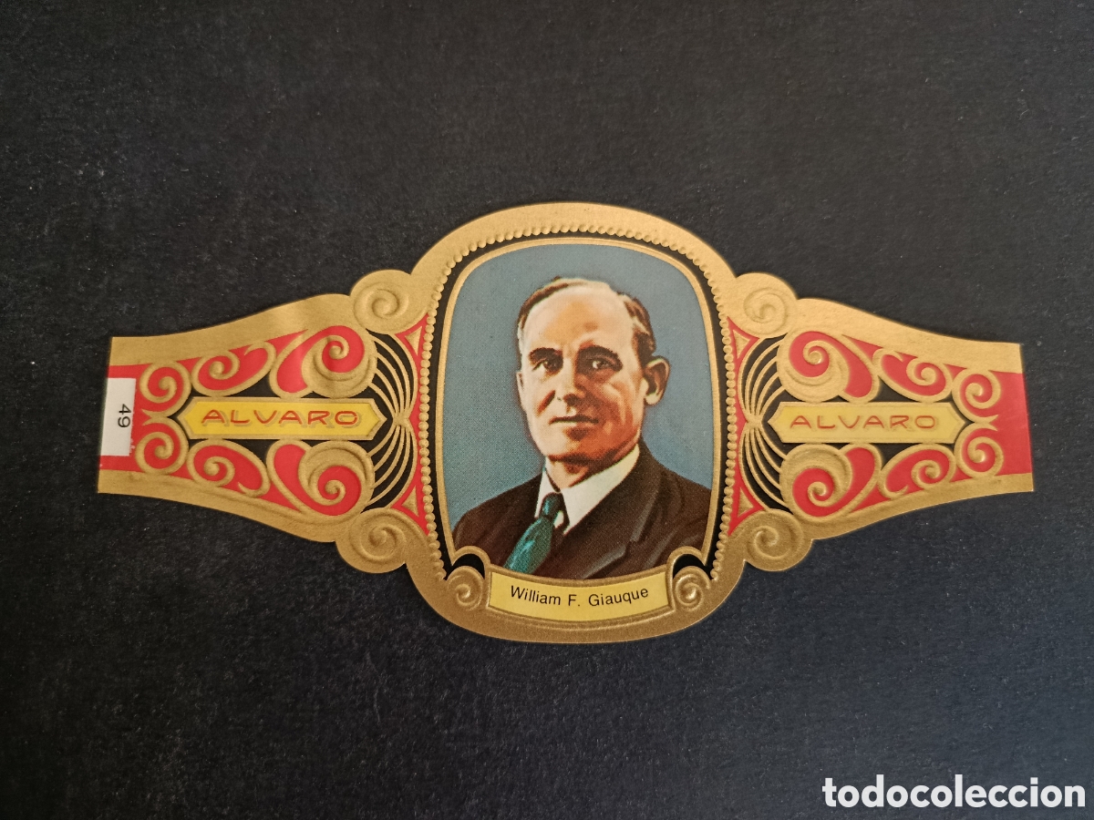 Coleccionismo Cromos troquelados antiguos: VITOLA GRANDE SERIE PREMIOS NOBEL. &Aacute;LVARO.