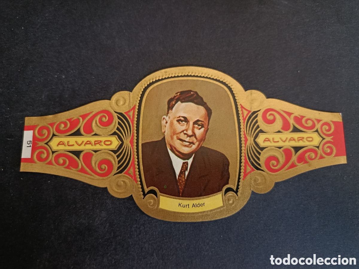 Coleccionismo Cromos troquelados antiguos: VITOLA GRANDE SERIE PREMIOS NOBEL. &Aacute;LVARO.